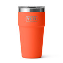 Yeti Rambler 20 oz. Stackable Cup with MagSlider Lid Image in Papaya