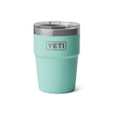 Yeti Rambler 16 oz. Stackable Cup with Magslider Lid Single Image in Seafoam Green