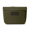 Yeti Sidekick Dry 6L Gear Case Front Image in Olive/Black