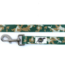 ROCT Cascade Dog Leash Laid Out Image in Grassland Camo