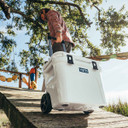Yeti Roadie 32 Wheeled Cooler Wheeling Image