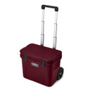 Yeti Roadie 32 Wheeled Cooler Image in Wild Vine Red