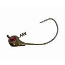 Image of the Freedom Lures Magnum Shakey Heads in Green Pumpkin