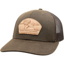 image of Rogers Coated Twill Mesh Back Hat in Brown.