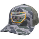 image of Rogers 5 Panel Mesh Back Hat with Rope in Bark Duck Camo.