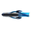 Image of the Chompers 4" Craw Tube in Black-Blue Swirl