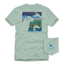 Over Under Field Colors Short-Sleeve T-Shirt Image in Green Tea