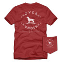 Over Under Original Logo Short-Sleeve T-Shirt Image in Brick Over Under Original Logo Short-Sleeve T-Shirt Image in Brick