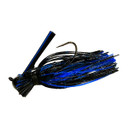 Image of the Chompers Eraser Finesse Jig in Black Blue Flash