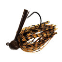 Image of the Chompers Football Skirted Jig in Green Pumpkin