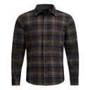Sitka Ashland Lightweight Flannel Image in Black Pyrite Fall Plaid