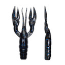 Image of the Lunkerhunt Finesse Craw in Black Blue Fleck