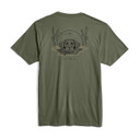 Sitka Retrieve Tee Back Image in Olive Green