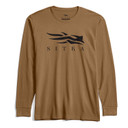Sitka Icon Long-Sleeve Tee Image in Sequoia Brown