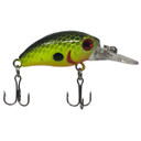 Head Hunter Crappie Diver Shallow Crankbait Image in Chartreuse Black Scale