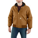 Carhartt Loose Fit Firm Duck Insulated Lined Active Jacket - Carhartt Brown