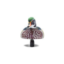 Front image of the HD Wood Ducks Floating Duck Decoys.