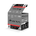 Migra 20 Gauge 3" 1 1/4 oz. 1200 FPS Stacked Steel Tungsten Waterfowl Loads Box Image