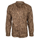 Fast Strike Long Sleeve Ripstop Button-Down Shirt, Mossy Oak New Bottomland Front Image
