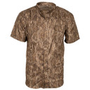 Fast Strike Short Sleeve Ripstop Button-Down Shirt, Mossy Oak New Bottomland Front Image
