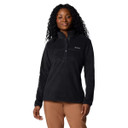Columbia Women's Benton Springs 1/2 Snap Pull Over II Fleece - Black