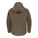 Banded Featherlite Rain Shell Jacket Back Image in Marsh Brown