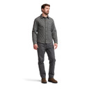Sitka Frontier Shirt Jacket Model Front Image in Obsidian Heather