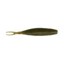 Gary Yamamoto 4" Scope Shad Soft Bait Image in Green Pumpkin Black Flake