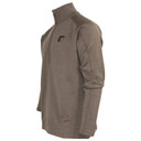 side image of Rogers Biome 350 Merino Mock Neck 1/4 Zip.