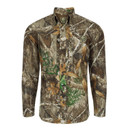 Drake Non-Typical MST Microfleece Softshell Long Sleeve Crew Neck Shirt - Realtree Edge