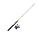 Zebco 6ft Splash Spinning Combo with 8lb Line in Blue