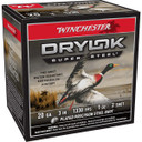 Winchester 20 Gauge 3" 1oz 1330FPS Drylok Super Steel Plated Precision Steel Shot Waterfowl Loads Box Image