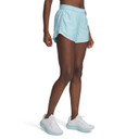 Under Armour Women's Tech Play Up Shorts Image in Stream-White