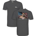 Image of the Drake Waterfowl Americana Yellow Lab Short-Sleeve T-Shirt in Graphic Heather