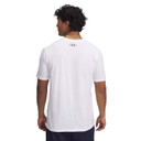 Under Armour Stacked Logo Short Sleeve - Black-White - Back
