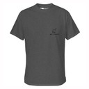 Drake Waterfowl Ol' Tom Talons T-Shirt Front Image in Graphite Heather