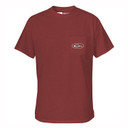 Drake Waterfowl Americana Scenic Flag T-Shirt Front Image