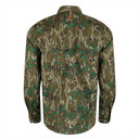 Drake Waterfowl Camo Wingshooter Trey Long-Sleeve Shirt Back Image