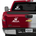 Hunters Image Whitetail Bowhunter Give Em the Shaft Window Decal on Truck Image