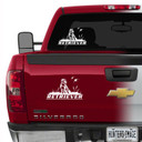 Hunters Image Retriever Waterfowl Window Decal on Truck Image