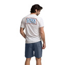 Sitka 7.5" Amphib Shorts Back Model Image in Starlight