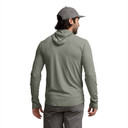 Sitka Radiant Sun Hoody Back Model Image in Herb Green