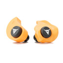 Decibullz Custom Molded Earplugs Image in Orange