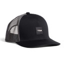 Sitka Rubber Patch Hi Pro Trucker Hat Image in Sitka Black