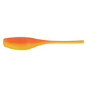 images of Rogers 2" Sly Shad, 10 Pack in Orange Chartreuse.