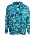 image of Rogers Sporting Goods Elite Chill Hoodie+Bug Protection in Mossy Oak Elements Sea Foam.
