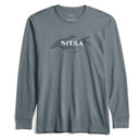 Sitka Rising Teal Long Sleeve Tee - Bluestone