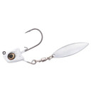 Great Lakes Finesse Sneaky Underspin, 1 Pack -White Shad Silver Blade 3/8 oz