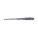 Great Lakes Finesse Drop Worm Image in Smoke Clear Purple Flake
