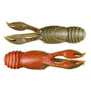 Great Lakes Finesse Juvy Craw Tube Image in Green Pumpkin Orange